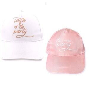 Wife of the Party Also Have The Party in my closet Bachelorette Baseball Hats
